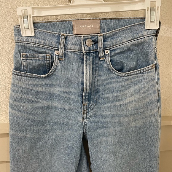 Everlane The Cheeky Jean Size 23 Crop   Light Wash - Picture 4 of 10